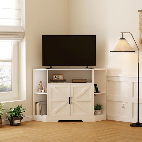 Farmhouse corner stand for - tv,