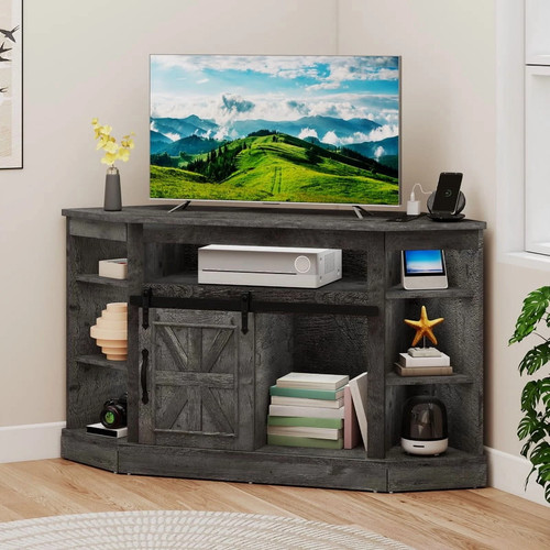 Farmhouse corner stand for - farmhouse, tv