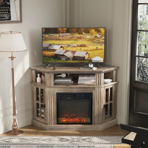 55in corner fireplace stand - 55in,