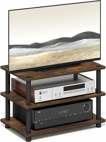 Turn tube stand - tv, 3-tier