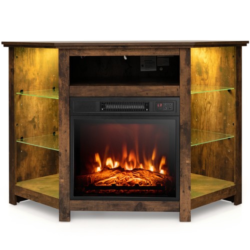 Corner stand fireplace - stand,