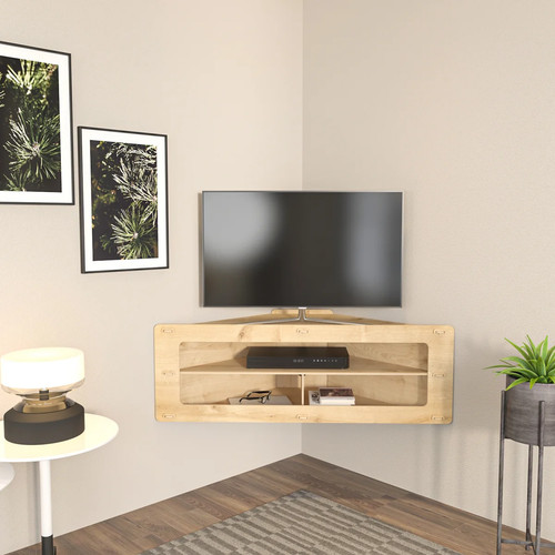Floating corner stand for - tv,