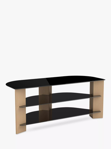 Corner stand oak - stand, oak/black
