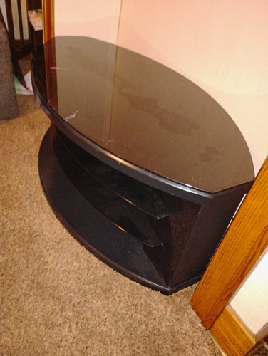 Black corner unit stand - unit, /