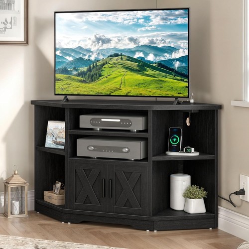 Corner farmhouse stand with - farmhouse,