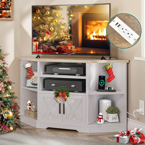 Farmhouse corner stand with - farmhouse,