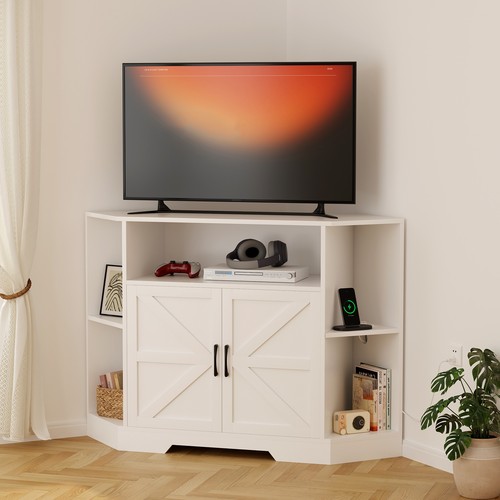 Corner stand with - with, power