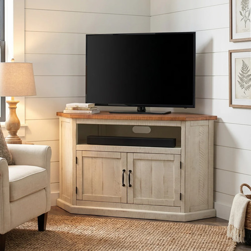 Solid wood corner stand - corner, tv